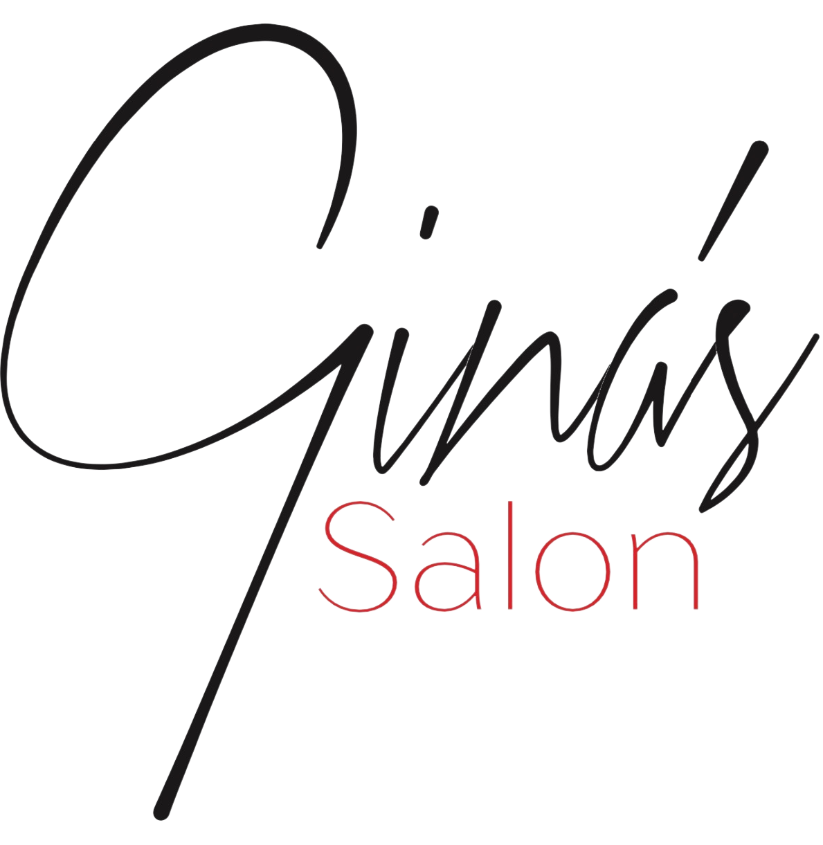 Gina's Salon Logo